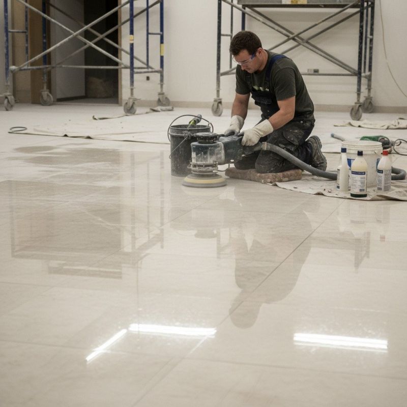 Tile Floor Reglazing